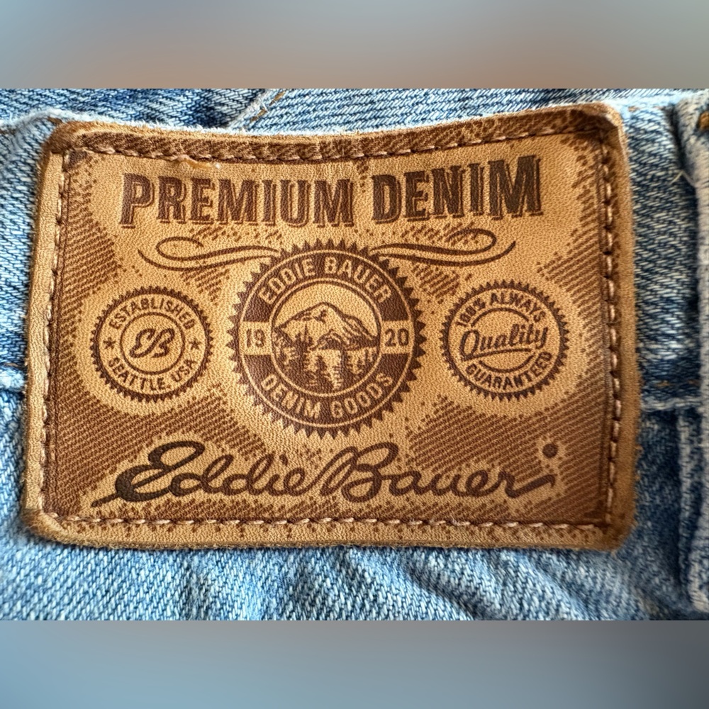 Eddie Bauer Premium Denim Jeans Blue‎ Straight 30x32 Men’s EUC
